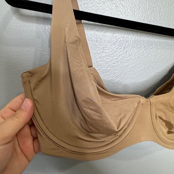 CUUP the scoop modal bra in tan size 34E 34DD - Picture 3 of 7